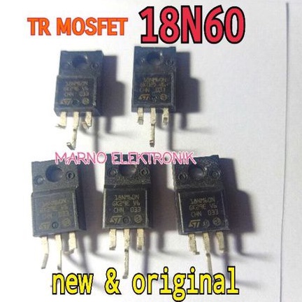 TRANSISTOR MOSFET 18N60 TR FET 18NM60N 18A 600V NEW