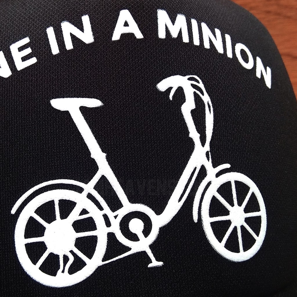 Topi Minion Sepeda cycling cap minion