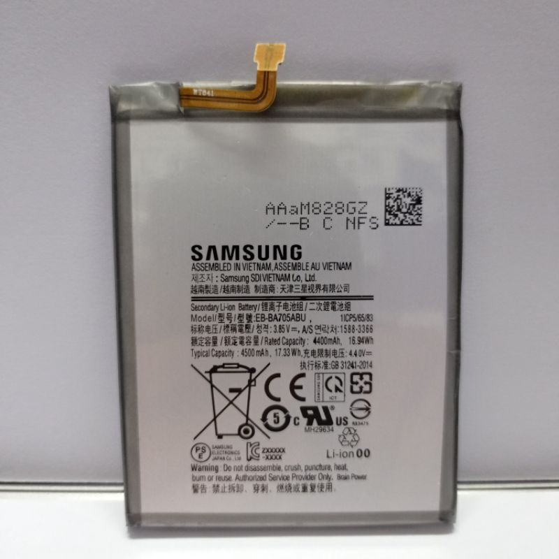 BATERAI BATTERY BATRE SAMSUNG A70 EB-BA705ABU ORIGINAL 100%