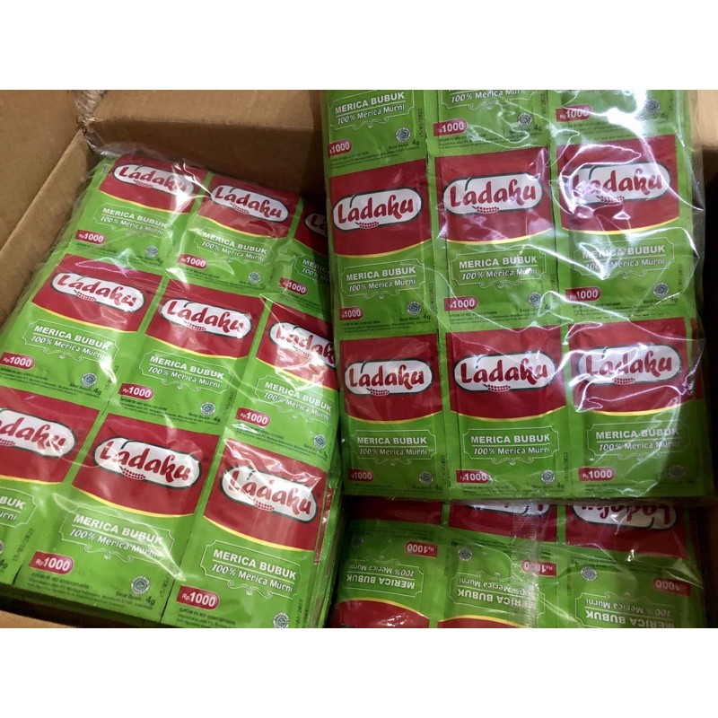 LADAKU Merica Bubuk 1 renteng 12 sachet