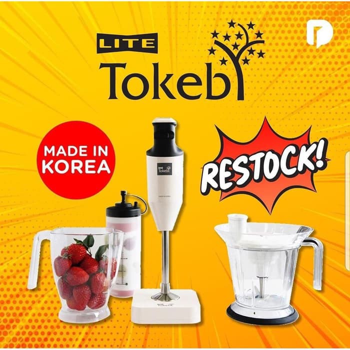 Neohaus Tokebi Lite Original Hand Blender Multifungsi