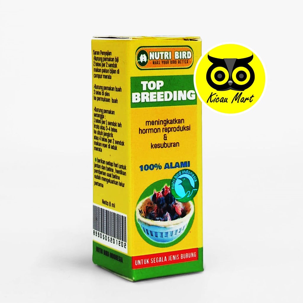 VITAMIN OBAT TERNAK BURUNG LOVEBIRD KENARI MURAI KACER JANTAN BETINA TOP BREEDING NUTRIBIRD VTTBRFY