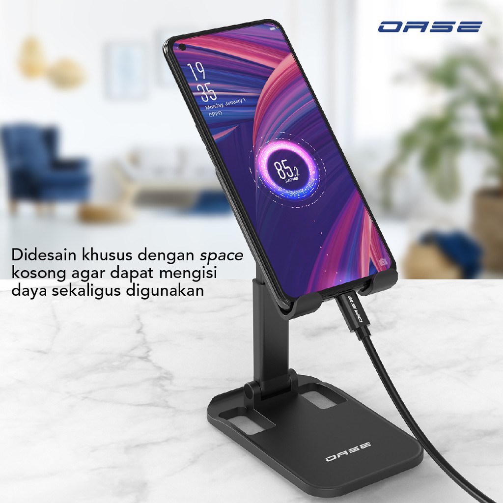 OASE DM-D2 Phone 1 Pro Gadget Desk Holder Portable iphone Android Adjustable Stand Garansi Resmi