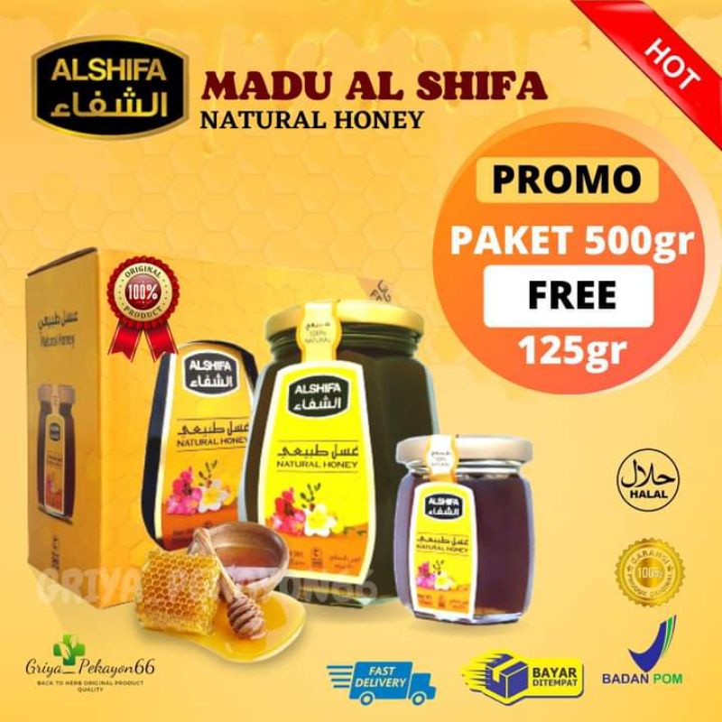 

Madu Arab Alshifa Paket 500gr free 125gr Harga Obral