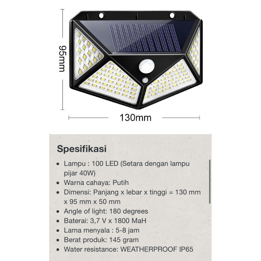 Lampu Pentagon recharge Tenaga Surya matahari tanpa listrik pln