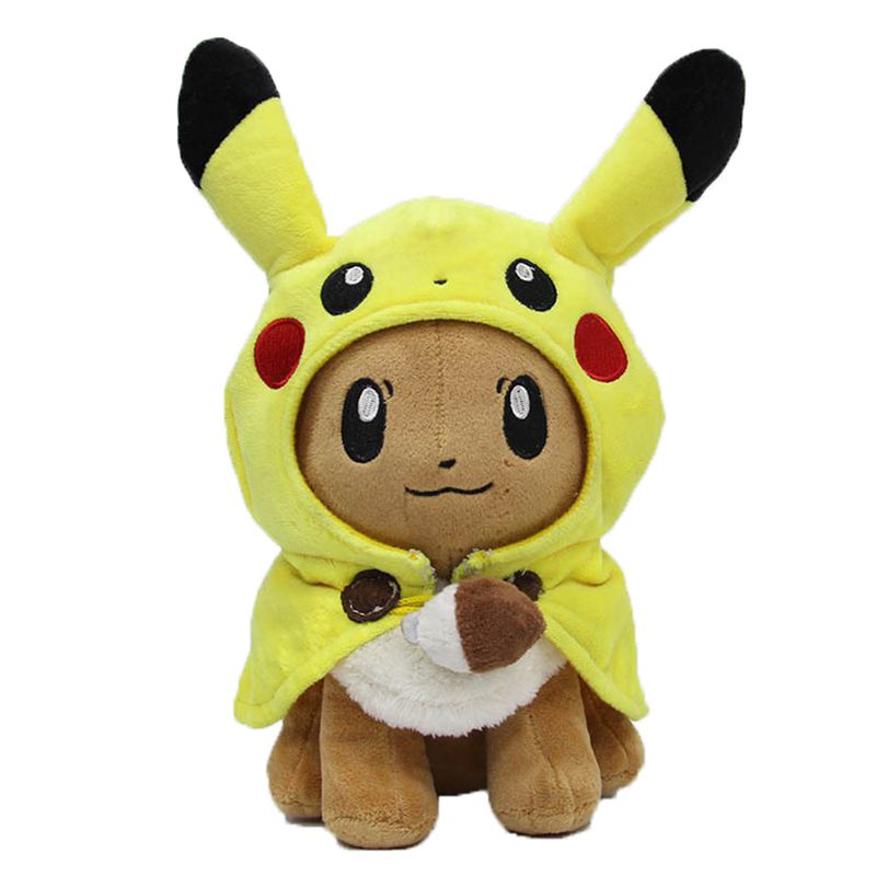 Pusat Eevee Ponco Boneka Plush Figure Boneka Hadiah Mainan