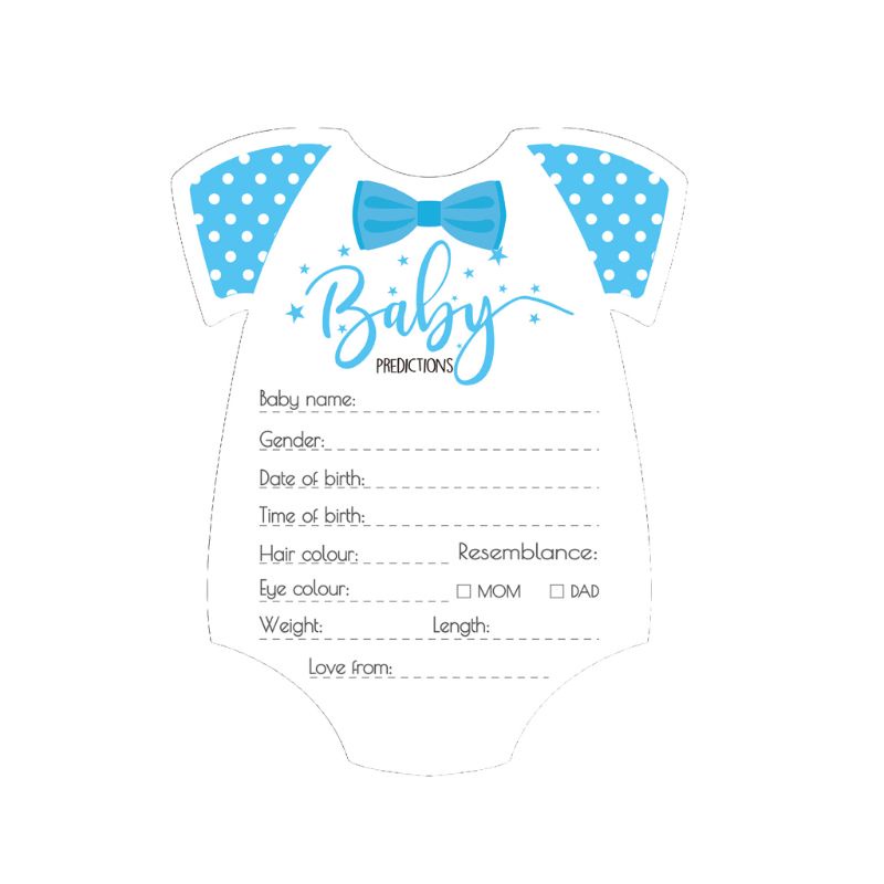 Mary 10pcs / Pak Kartu Permainan Prediksi Untuk Baby Shower