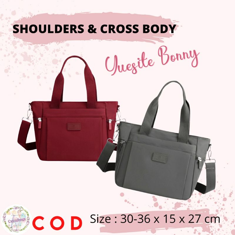 Tas wanita tote bag shoulders bahu yuesite bonny ht original import