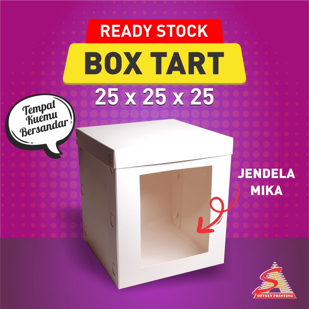 

Box Tart 25 x 25 x 25