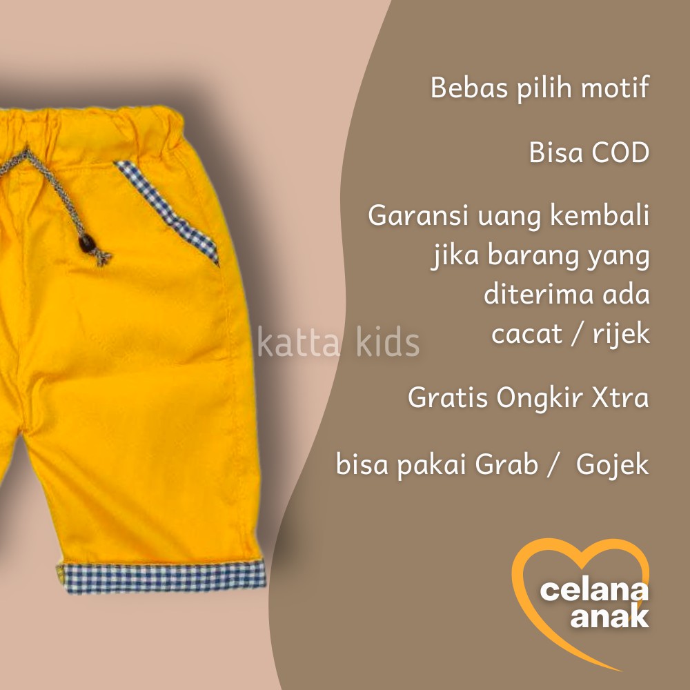 Celana Pendek Anak  1-10 tahun