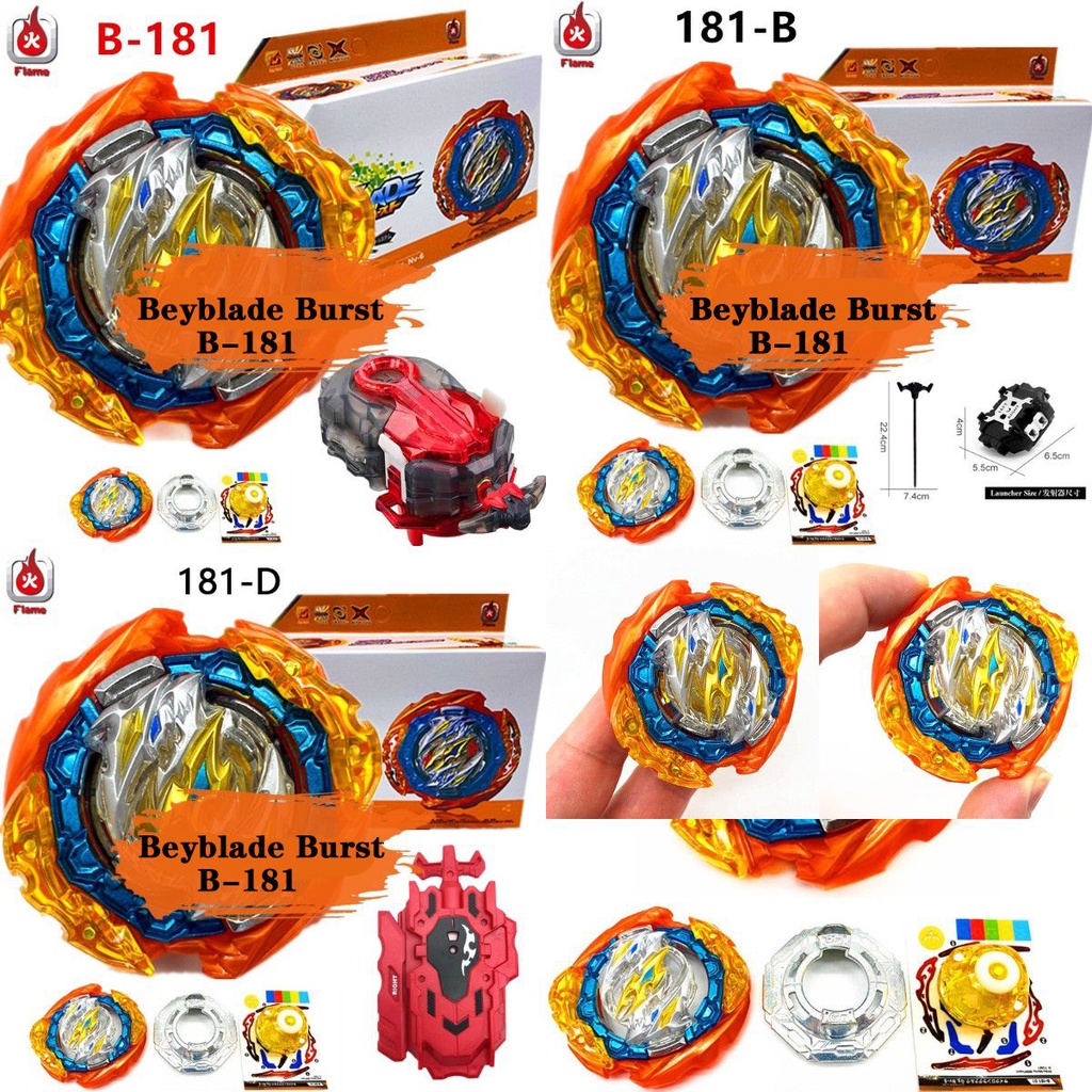 Ragnaruk Cyclone B-181 Nexus Rise-2 Beyblade Burst DB Series Mainan Tinju