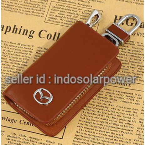 Dompet kulit kunci mobil MAZDA CX 2 3 5 6 8 Biante CX-5 9 sky active skyactive All new sisik polos