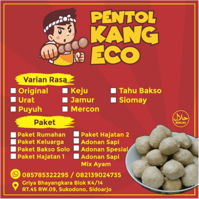 

Paket Rumahan (Pentol Sapi Original)