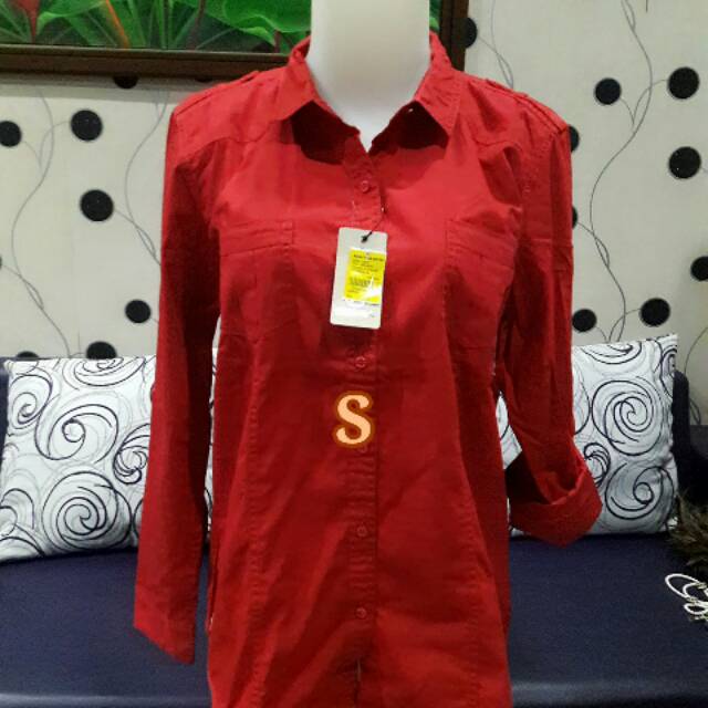 Nevada - Kemeja Cewek Polos