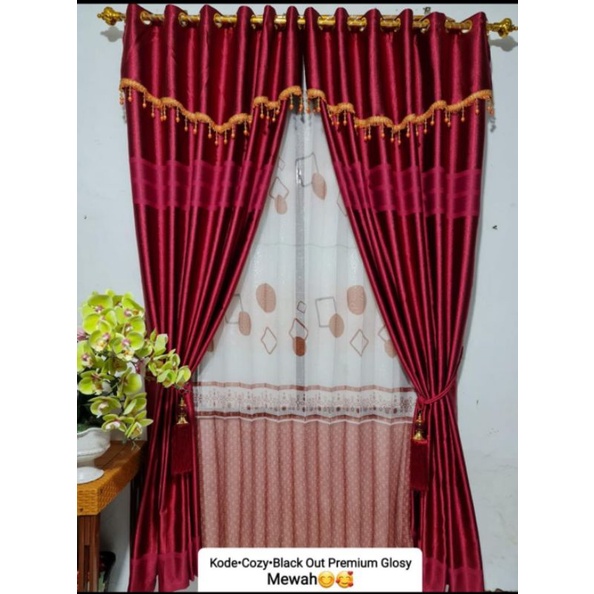 gorden blackout import smoking poni renda gozi merah