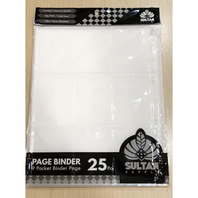 

Office & Stationery | Document Organizer | Sultan 9-Pocket Page Clear (Isi 25 Lembar) | Best Seller
