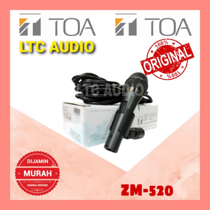 MIC KABEL TOA ZM-520 / TOA ZM 520 / TOA 520