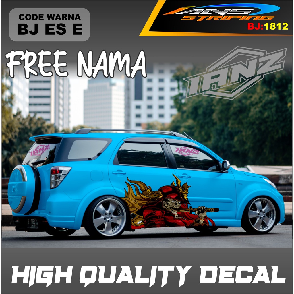 STIKER VARIASI MOBIL TERIOS / STIKER MOBIL GRAND LIVINA / VARIASI STIKER MOBIL AVANZA / STIKER MOBIL XENIA / STIKER MOBIL