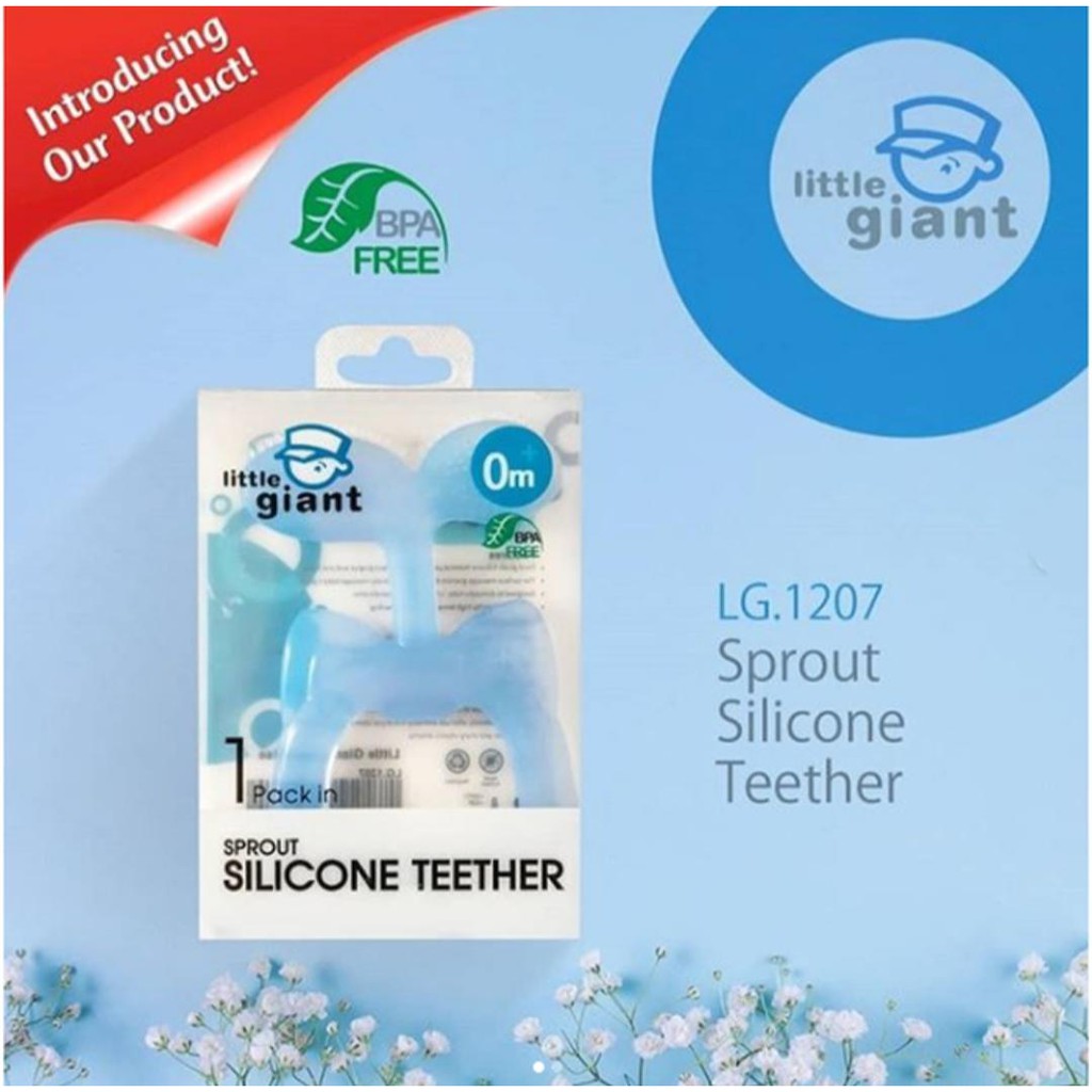 Little Giant LG1207 Sprout Silicone Teether / Gigitan Bayi