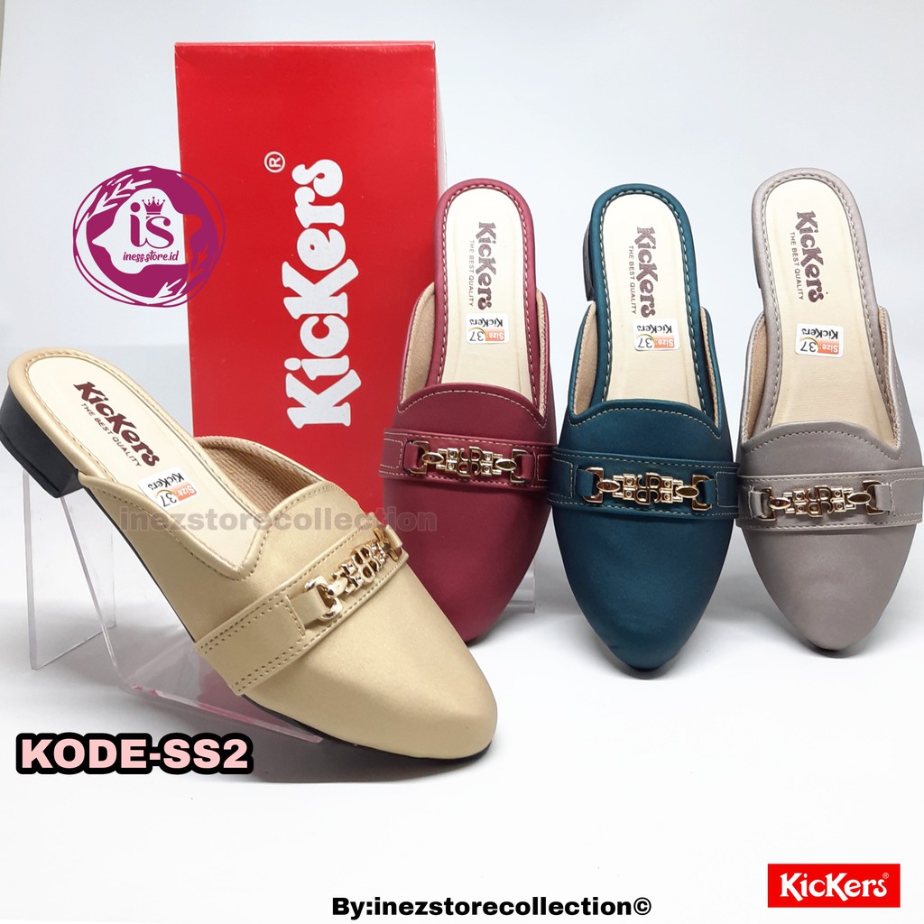 SANDAL WANITA TERBARU KICKERS SLOP KODE-SS2 MURAH GROSIR