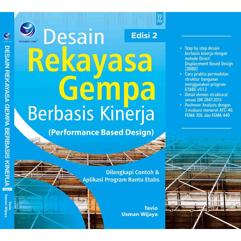 

Buku Desain Rekayasa Gempa Berbasis Kinerja (Performance Based Design) Edisi 2 : Dilengkapi Contoh Dan Aplikasi Program Bantu Etabs - Tavio & Usman Wijaya