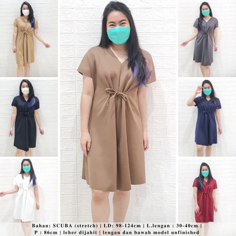 dress scuba fag3020 SOLDASTER MINI DRESS