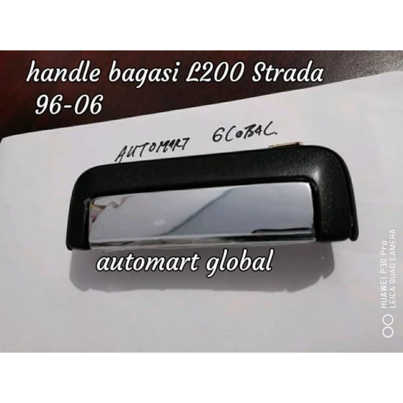 handle handel pintu bak bagasi L200 strada crom