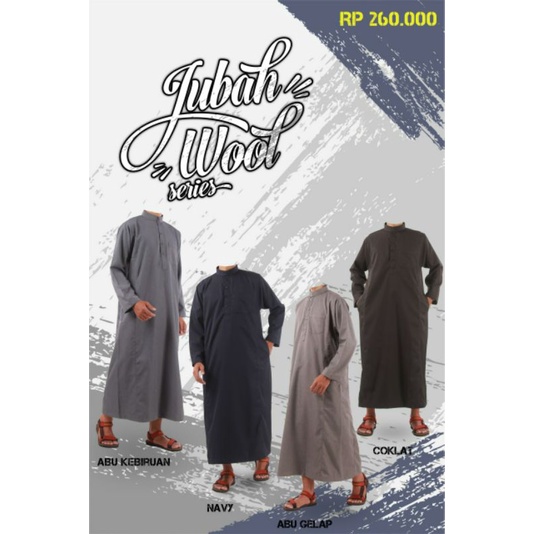jubah wool attuqa