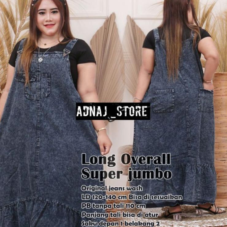 Overall jeans/overall jeans jumbo  oversize/overall wanita jeans oversize/overall wanita jumbo/jumps