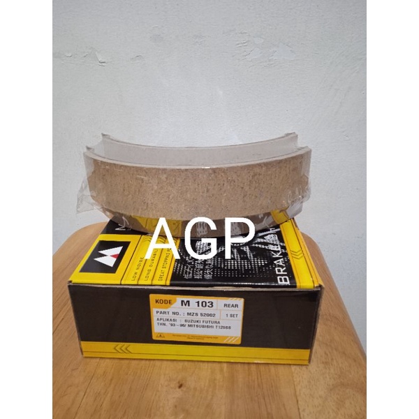 Brake Shoe Kampas Rem Belakang Futua T120SS M-103 MIMASAKA