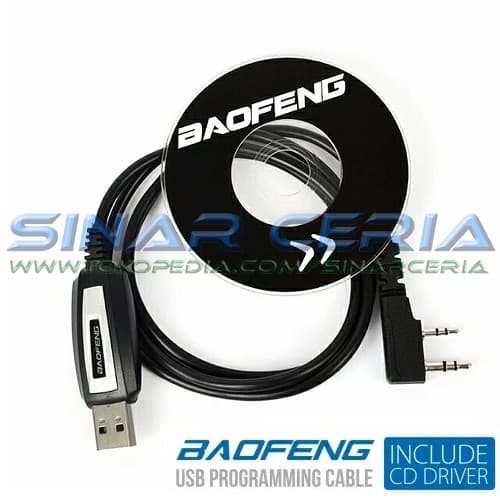 Baofeng HT USB Programming Cable Data USB + CD Driver