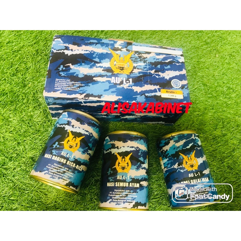 Ransum Makanan Nasi Kaleng TNI AU Ex 6 Nov 2022