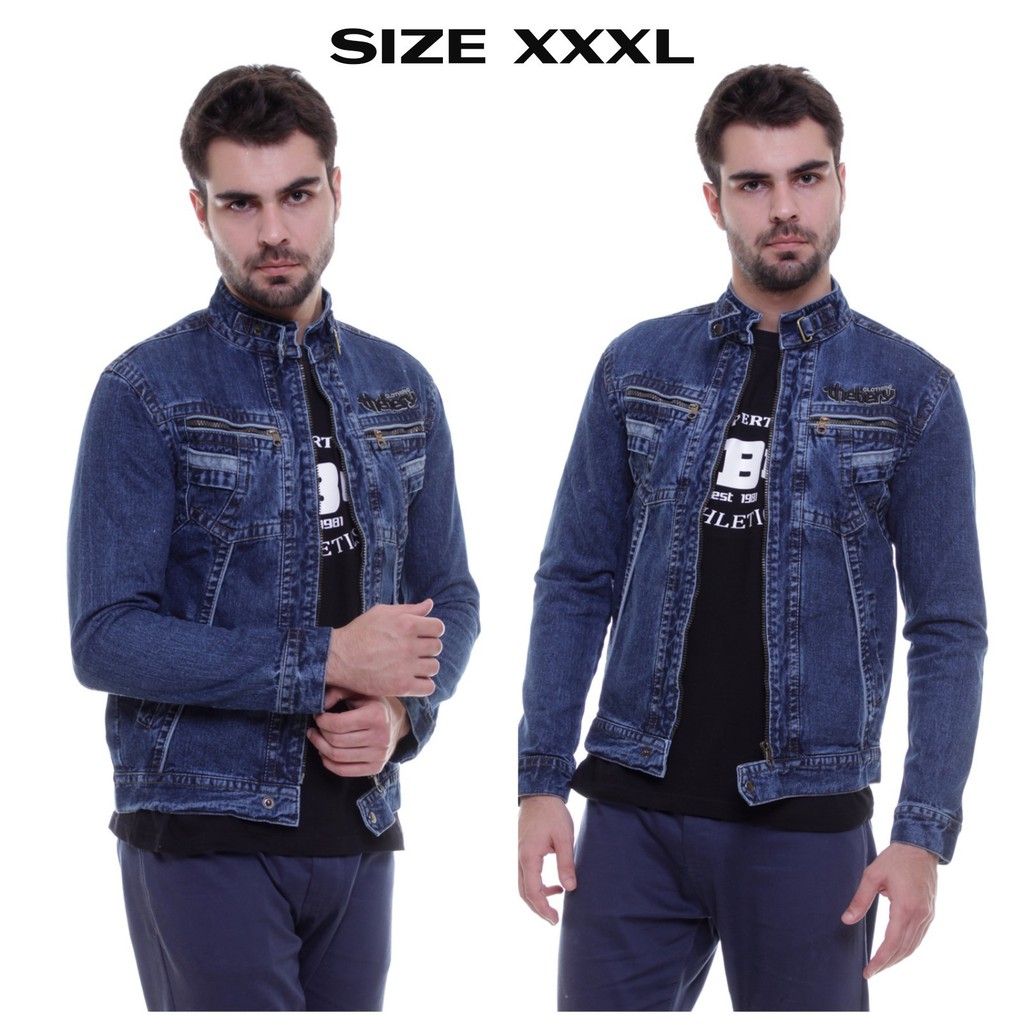 JAKET JEANS JUMBO / JAKET JEANS PRIA THE BERY TERBARU!!