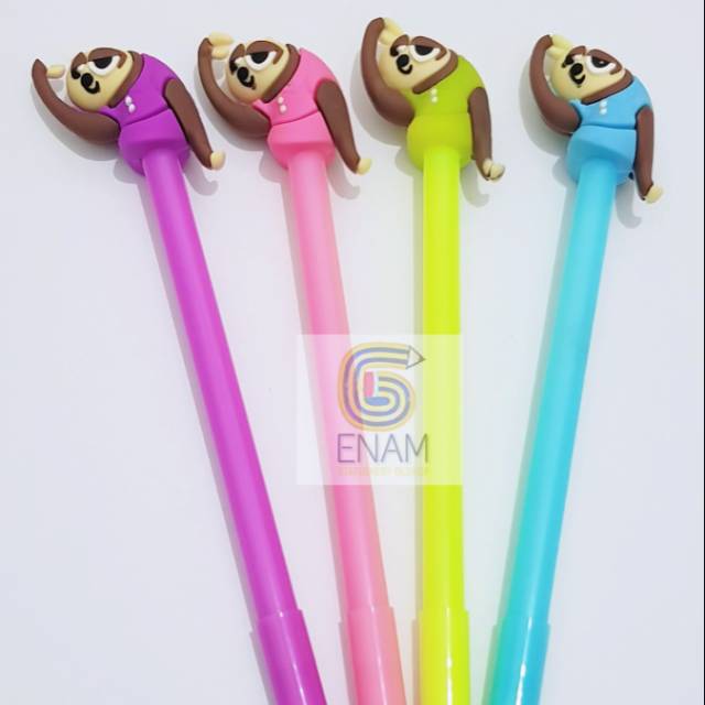 

Pen Gel Bentuk Kukang 11056 1Pcs