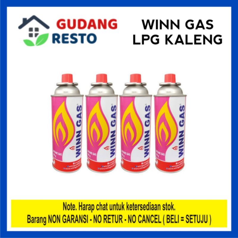 HI COOK / WINN GAS KALENG / TABUNG 230 gr / LPG KOMPOR PORTABLE / MINI HICOOK / WIIN / WIN FIRE TORCH / LAS / CAMPING / TRAVELLING