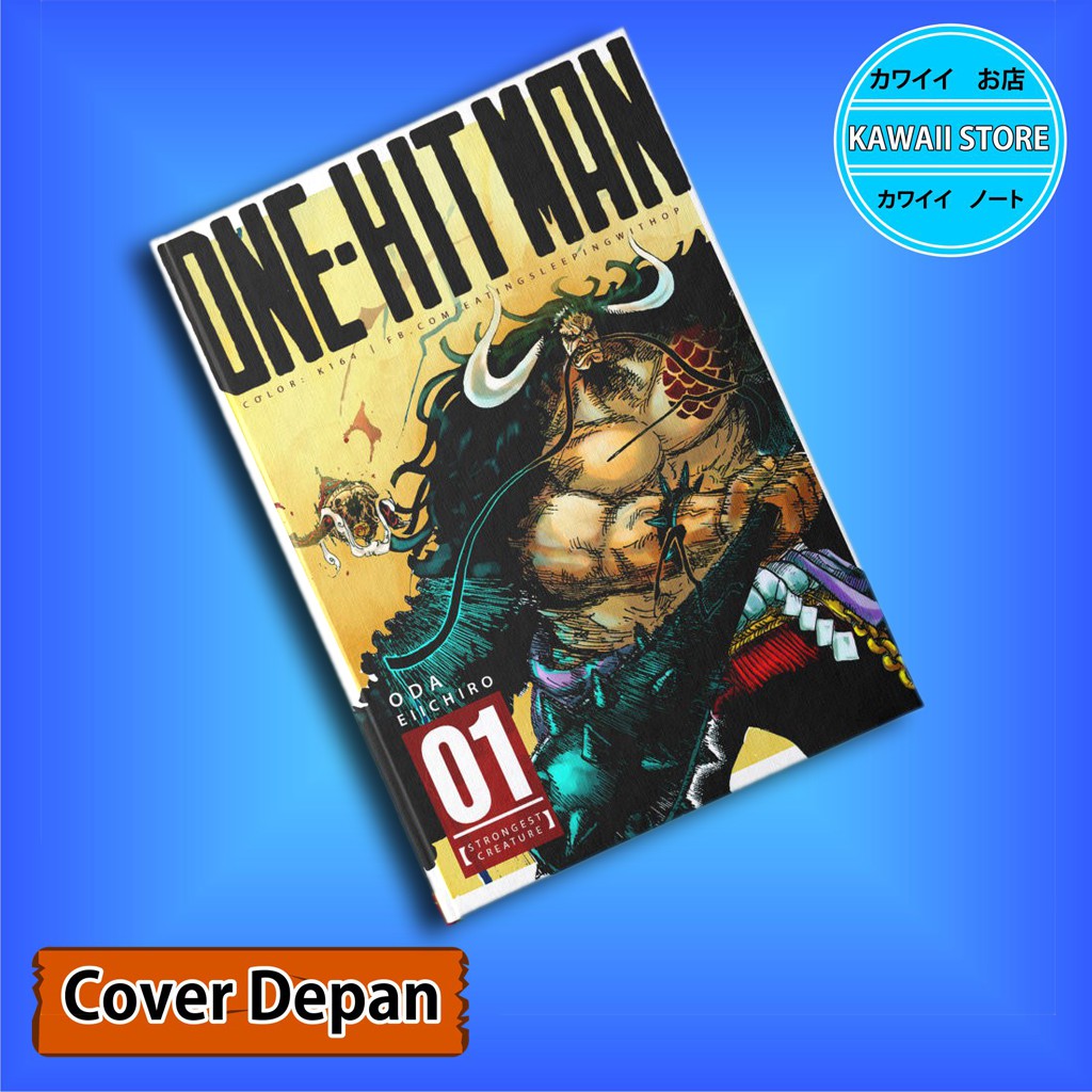 

Notebook / Pocket book Hard Cover ANIME ONE PIECE KAIDO ONE HIT MAN uk A5 & A6 / Notes Book
