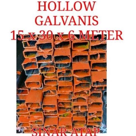 Hollow Galvanis 15 x 30 tebal 1.1 mm x 6 Meter E7Q4