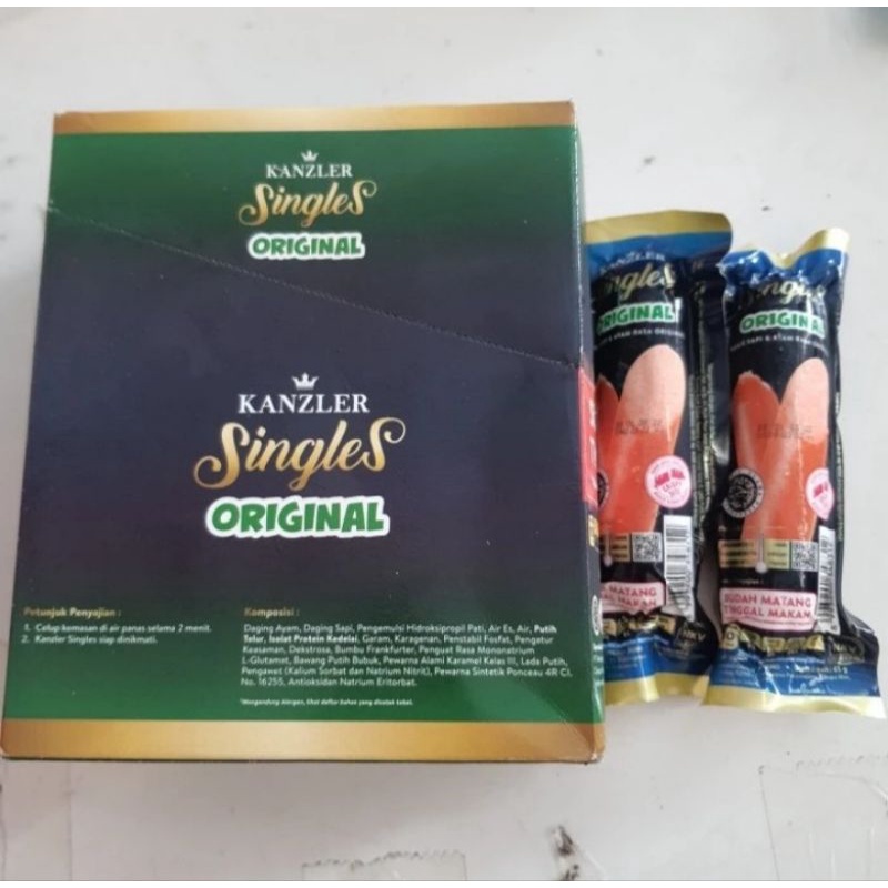 

Kanzler Sosis Single Original 1 Box isi 12 Pcs