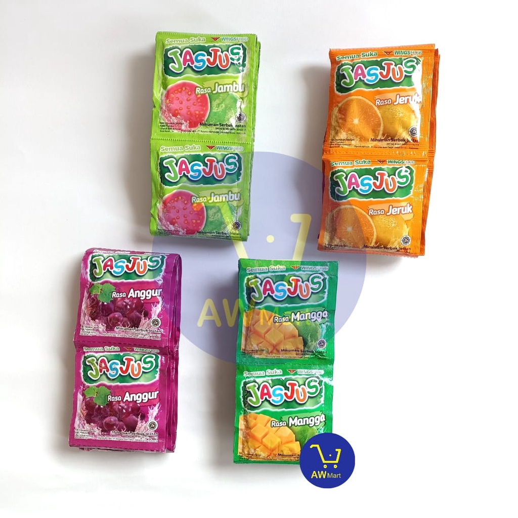 JAS JUS RENCENG ( 7GRAM X 10 SACHET ) MINUMAN SERBUK INSTAN - ALL VARIAN