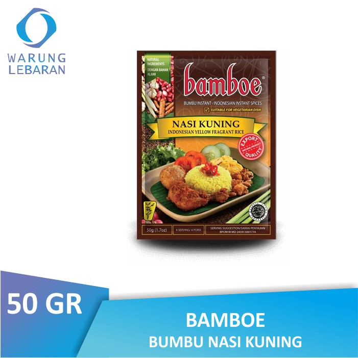 

Bamboe Bumbu Nasi Kuning 50 GR
