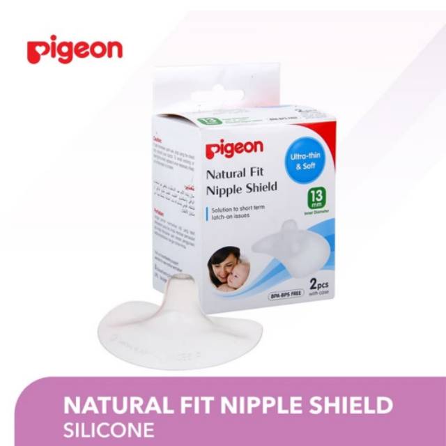 PIGEON Natural Fit Silicone Nipple Shield M/L /Penyambung puting