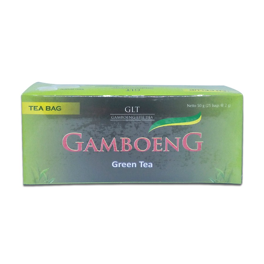 Teh Hijau Premium - Gamboeng Green Tea Celup 25 teabags
