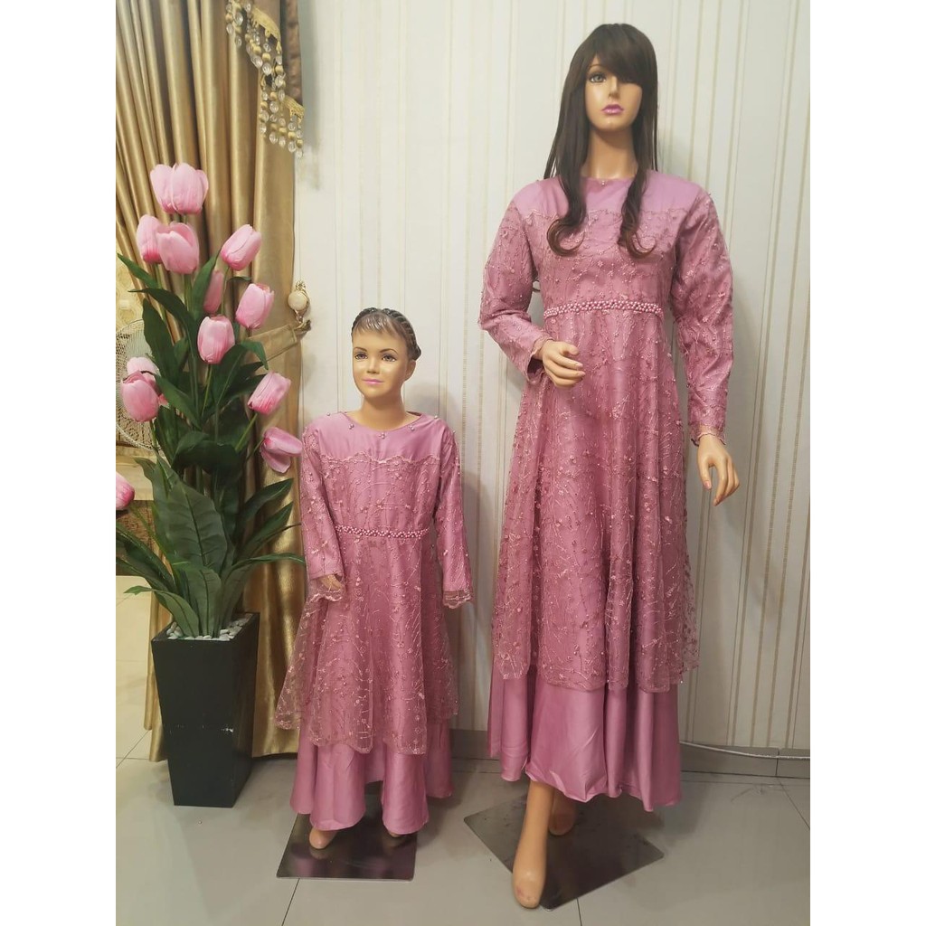 GAMIS COUPLE IBU ANAK / GAMIS COUPLE IBU DAN ANAK