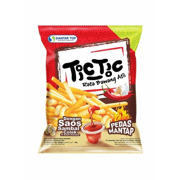 

Tic Tic Snack Crunchy Stick Bawang Saos Pedas Mantap 65G