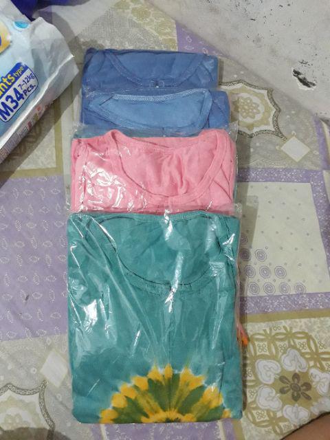 Pilih Warna Kanaya Gamis Kaos Pelangi Tiedye Batik Payung Jumbo Syari Katun Adem