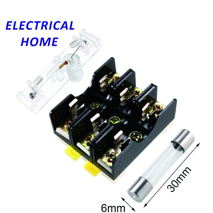 Fuse Kubur/Fuse Holder Din Rel FS-103 3Pole.