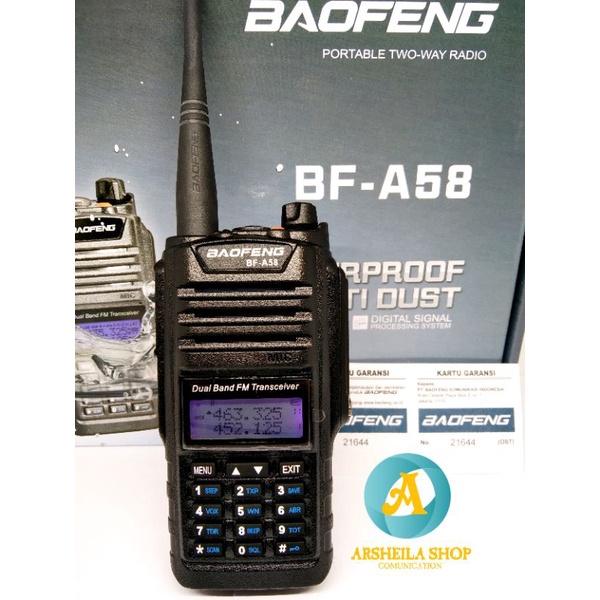 Promo ht baofeng A58 waterprof dual band