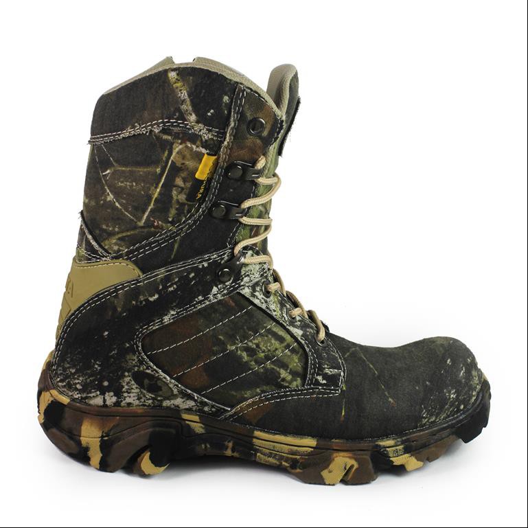 SEPATU BOOTS TINNGI UJUNG BESI SEPATU PDL CAMO LORENG 8 INCH