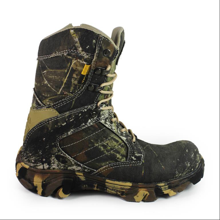 Sepatu Pria Boots Safety PDL CAMO 8 inch Tracking Hiking Ujung Besi