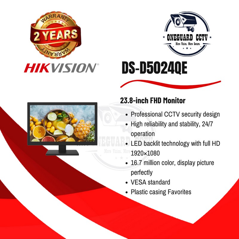 DS-D5024QE HIKVISION MONITOR